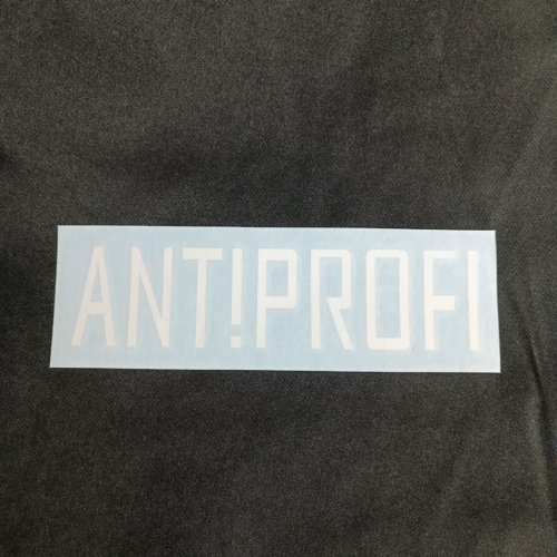 ANTIPROFI Aufkleber weiss