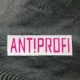 ANTIPROFI Aufkleber pink