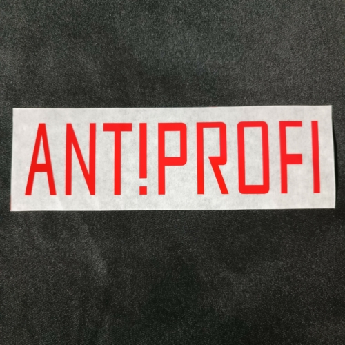 ANTIPROFI Aufkleber rot