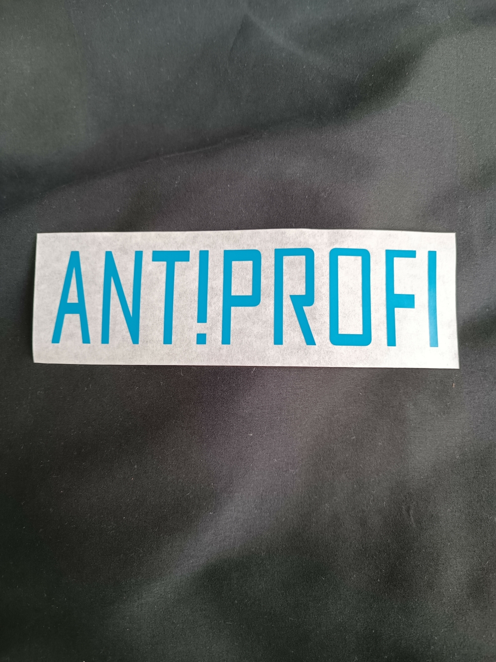 ANTIPROFI Aufkleber petrol