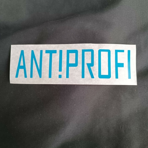 ANTIPROFI Aufkleber petrol